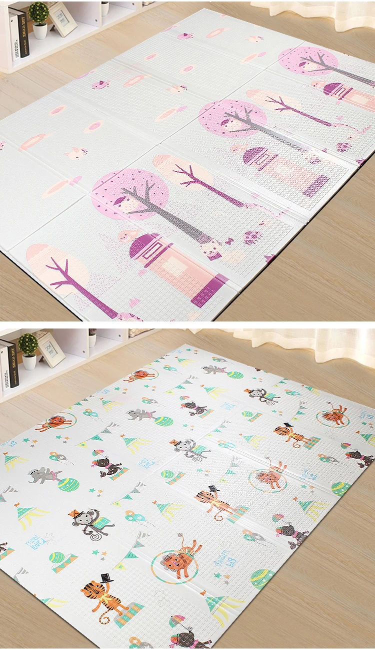 Waterproof Foldable Folding Large Xpe Foam Kids Baby Play Crawling Mat