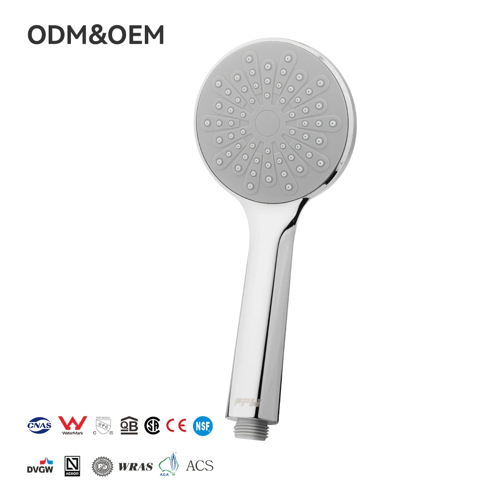 PPW Piżjon Għoli Talja Eco-Friendly Disinn Modern Testiera tal-Ġnub ABS bil-Ġid Fabbrika tal-Bathroom Shower Head