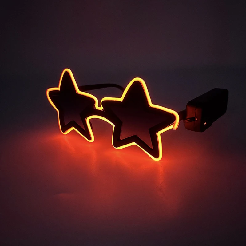 Glowing Wireless Star Sunglasses for Adults