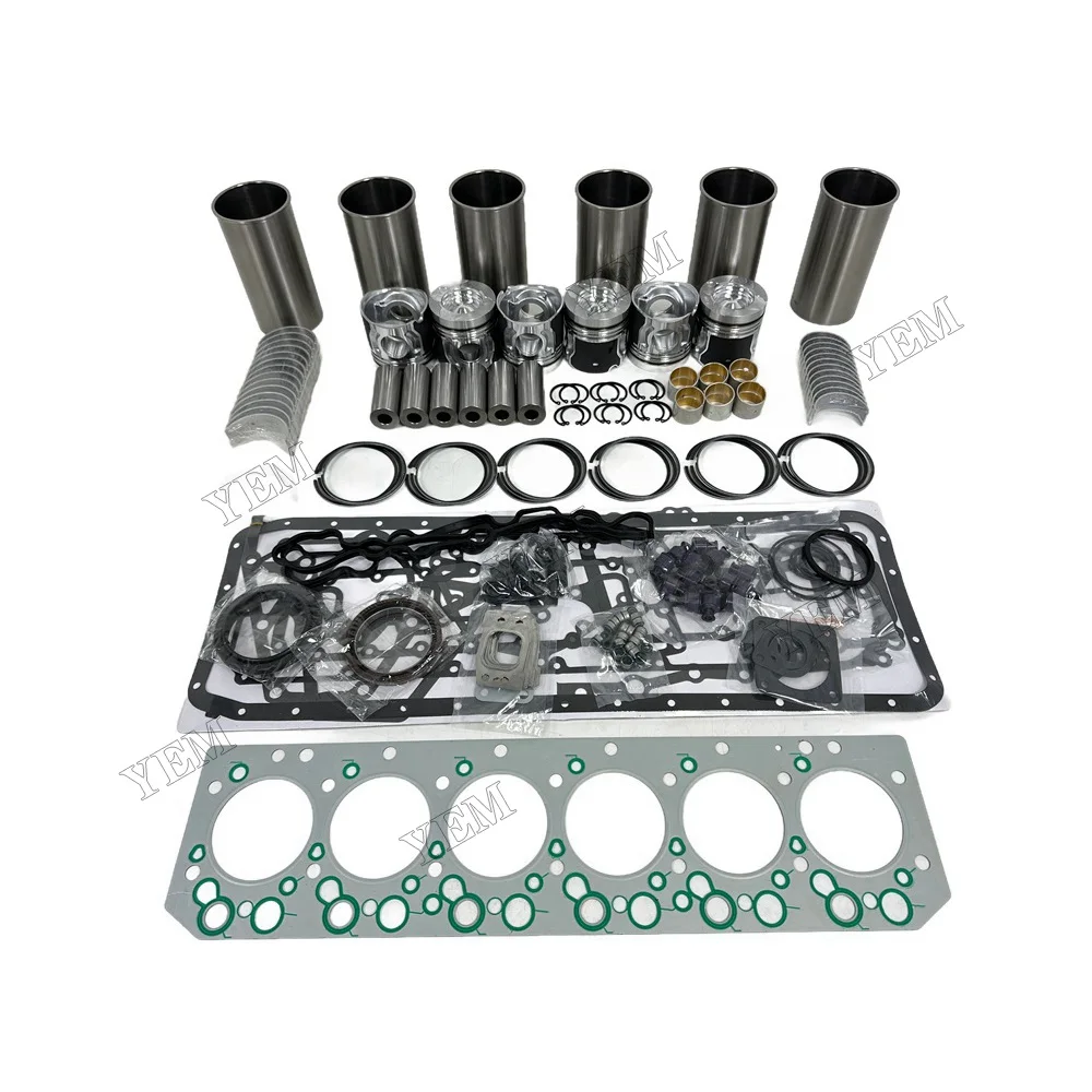 Overhaul Kit With Bearing Set Compatible for Doosan / for Develon DL06 Engine Replacement Parts 6