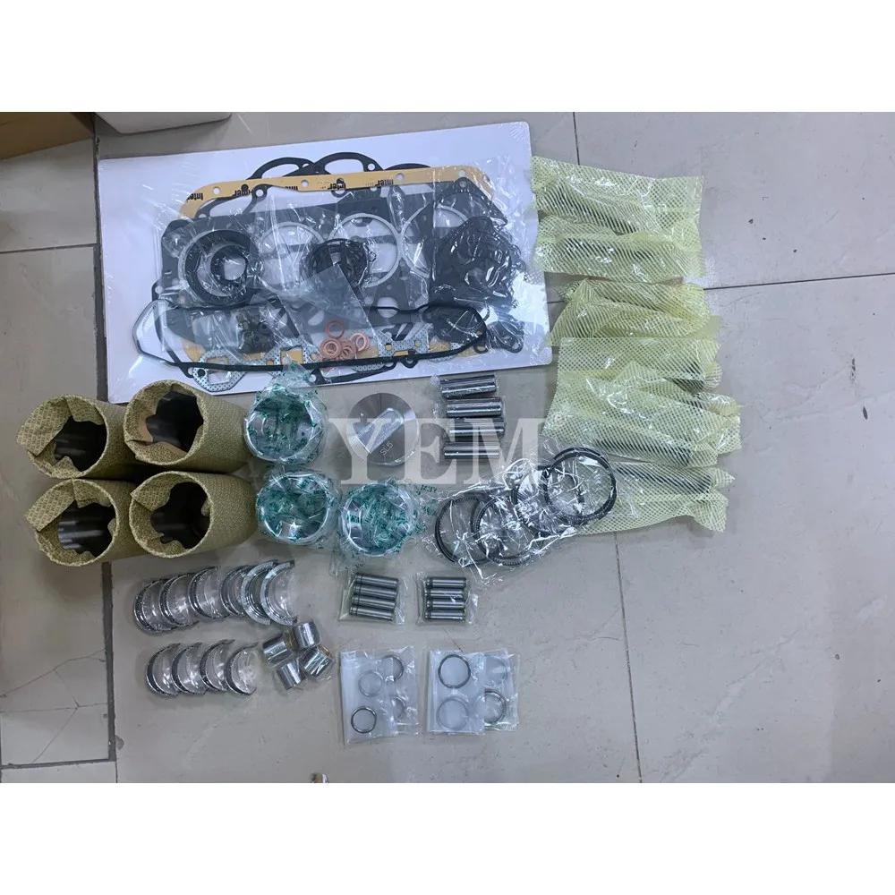 Overhaul Repair Kit With Bearings Piston Rings Full Gasket Set Valve Liner Kit Fit for Mitsubishi S4L