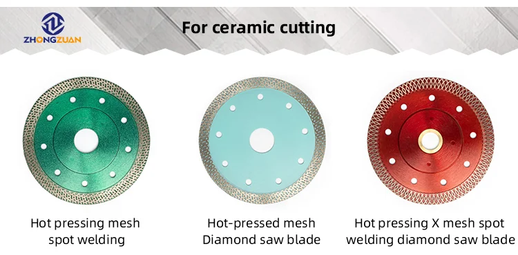Lâmina pressionada quente de Diamond Cutting Disc Ceramic Saw dos dentes 0