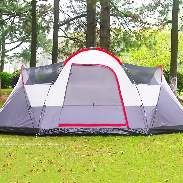 High Quality Double Layer Waterproof Material Relaxation Use Large Space Outdoor Tent for Camping,hiking 5 High Quality Double Layer Waterproof Material Relaxation Use Large Space Outdoor Tent for Camping,hiking - Image 5