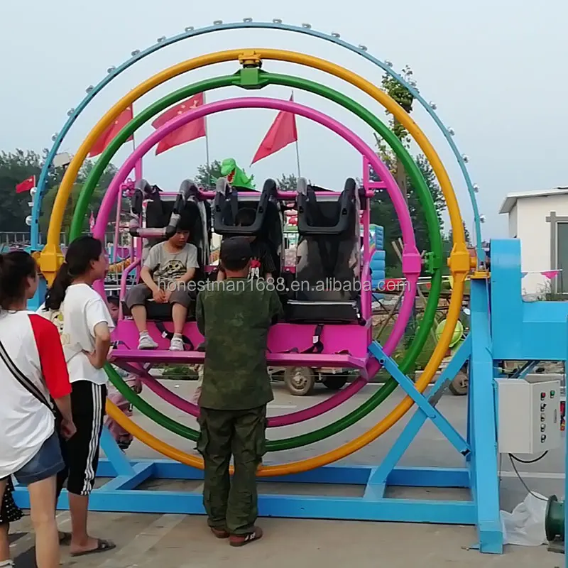 6 Seat Uk Game Chair Human Gyroscope Amusement Rides Trailer for Sale