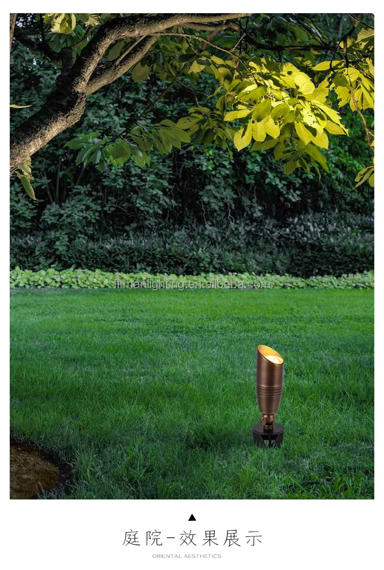 Low Voltage Outdoor Directional up Light Exterior Fancy Led Outdoor Waterproof Wall Light with Spike 12V AC/DC Garden