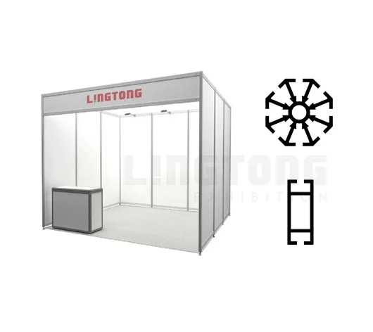 Quick Build Reusable 3*3 Booth Stand Durable Eco-friendly