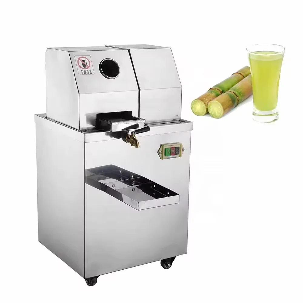 High Quality Commercial Electric Stainless Steel Fresh Price Sugar Cane Juice Extractor Machine