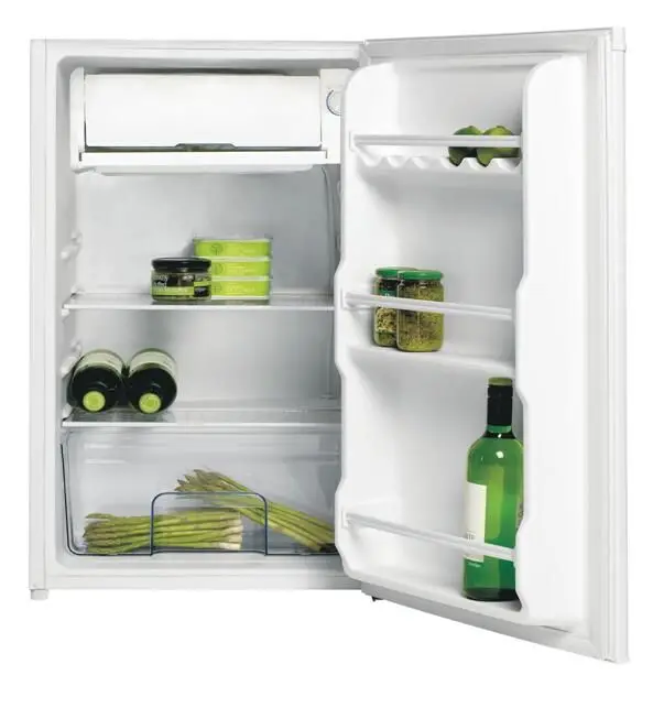 Smad 4.3 Cuft Countertop Compact Single Door White Mini Fridge With