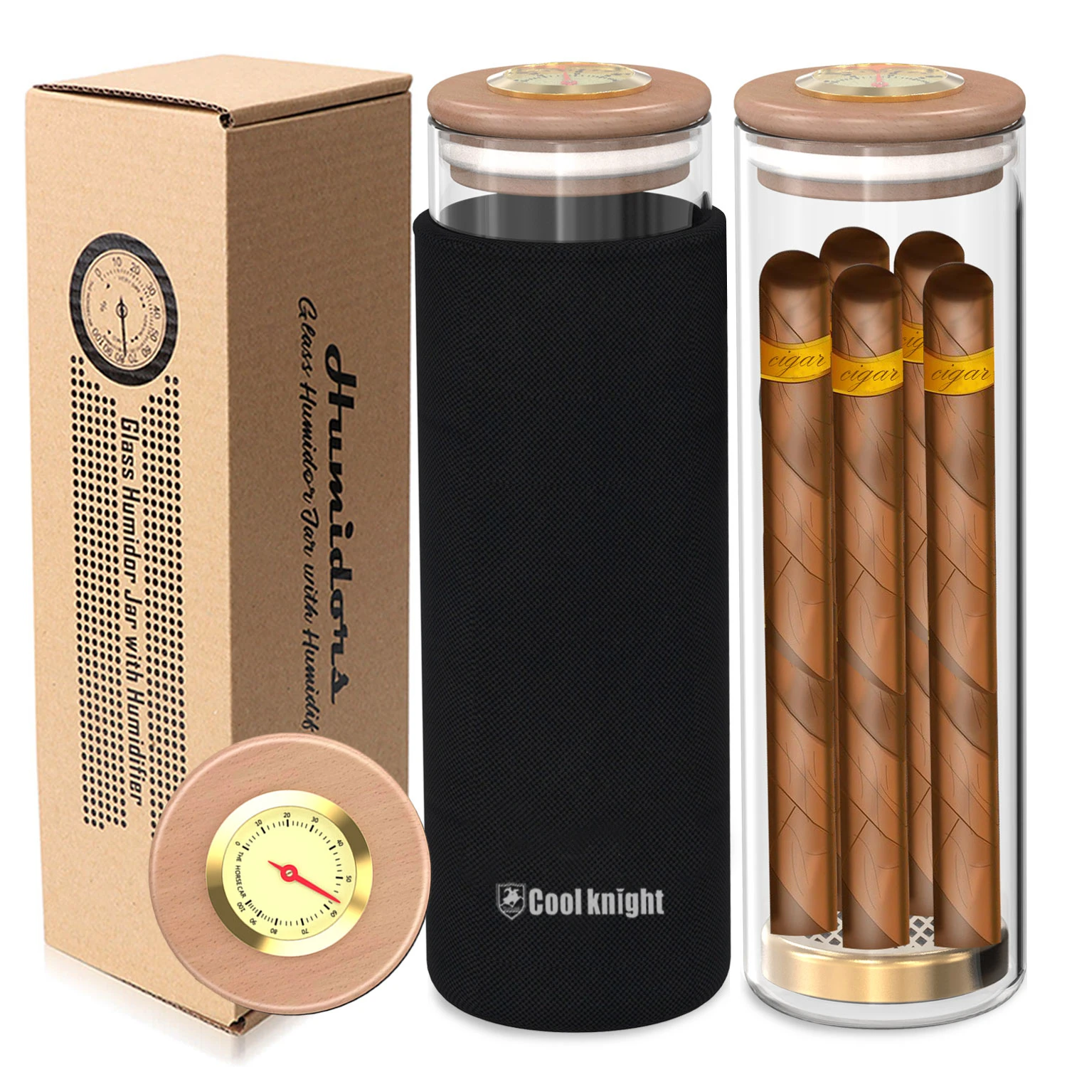 Coolknight Cigar travel case-4 to 5 Cigars