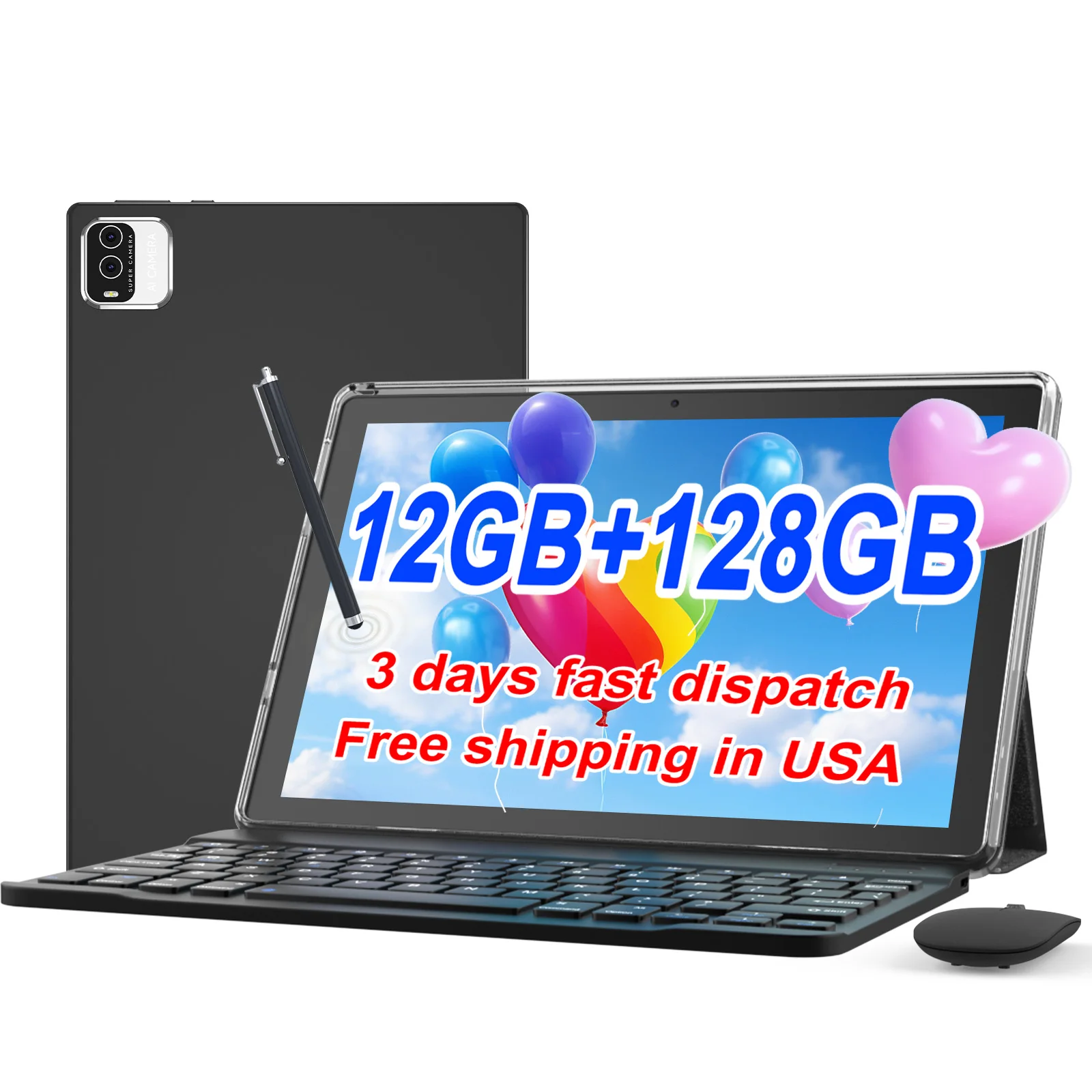 PEICHENG Android13タブレット 6GB+128GB Peicheng Tablet - Android 13 with 12GB RAM & 128GB Storage