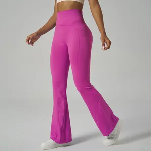 Women Sport Pants Sweatpants Workout Solid Female Running Yoga Flared Pants