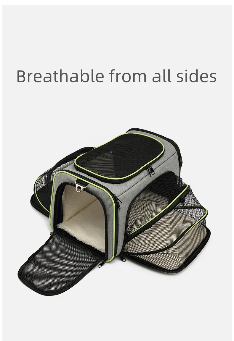 Reflective Airline Approved Breathable Foldable Soft Sided Mesh Outdoor