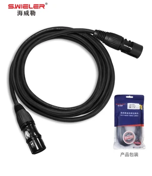 Wholesale XLR Audio Cable Cord 1M 1.5M 2M 3M 5M Male to Female M/F Adapter for Microphone Mixer HiFi Speaker 10m Length