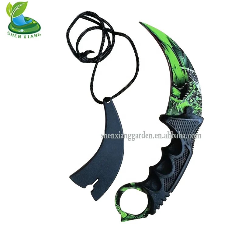 
Нож Damask CSGO с фиксированным лезвием, керамбит Counter Strike, военный уличный нож, цветные полосатые ножи с нескользящей ручкой 