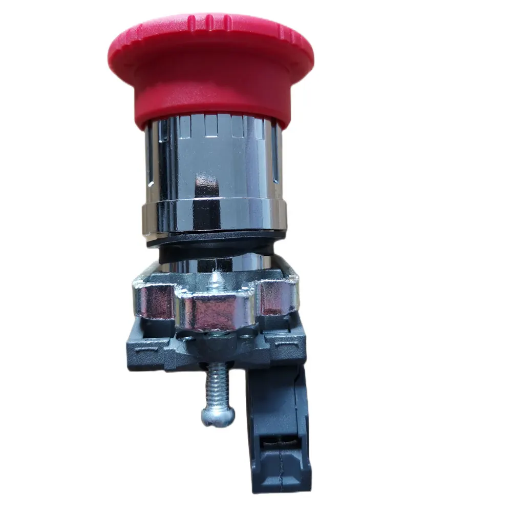 XB4BS8442 Red 40mm mushroom Emergency stop switching off ZB4BZ102 ZB4BS844 22mm Latching Turn to release 1NC Push Button