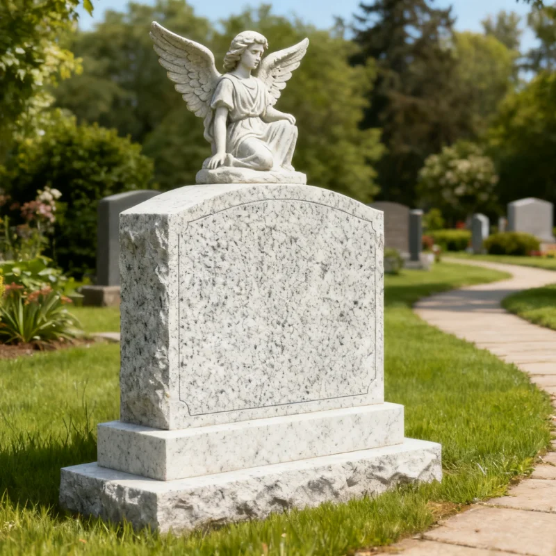 product g603 modern white granite tombstones and monuments 1 year warranty european style memorial for outdoor cemetery and garden use-4