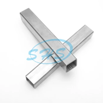 Foshan factory price inox pube ASTM A554 AISI 201 304 316l stainless steel welded square pipe with polishing for balustrade