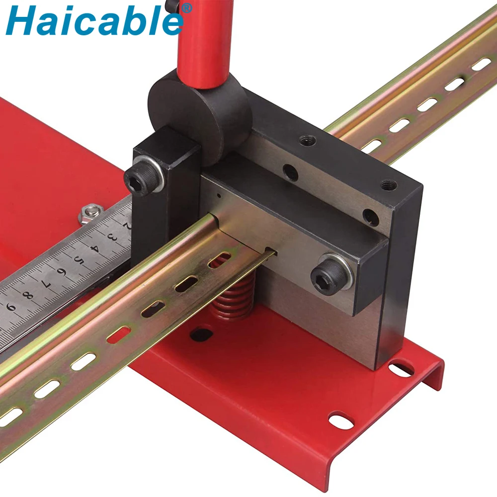 Easy Cut with Measure Gauge Ruler Din Rail Cutter Tool