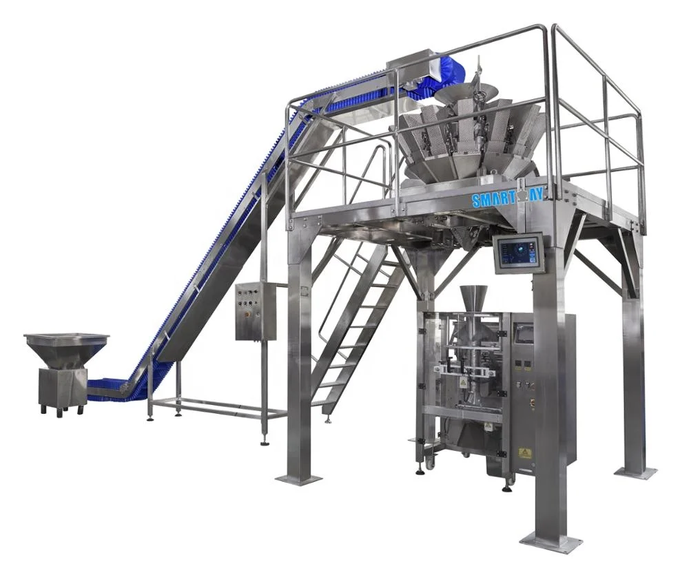 
Оптовая продажа с фабрики, высокопроизводительная линия упаковочных машин для овощей из нержавеющей стали 