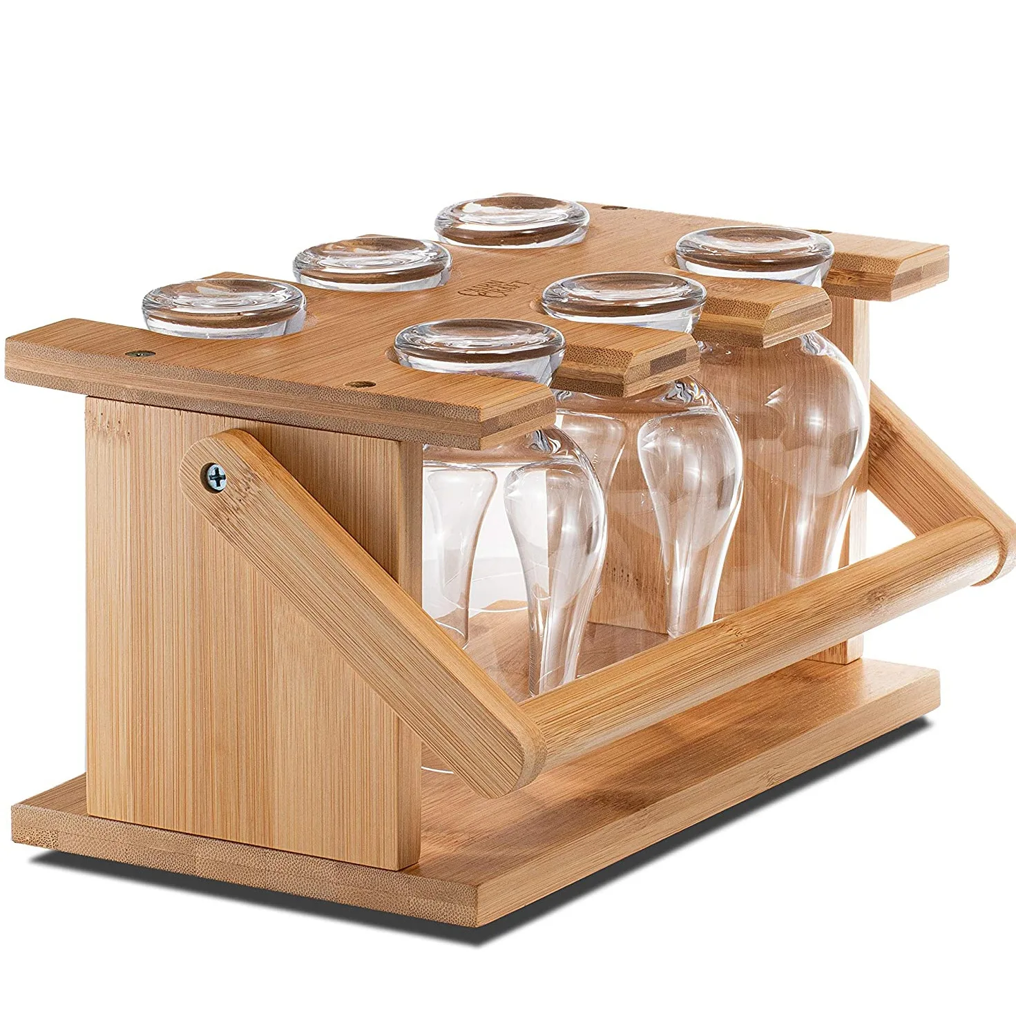 Натуральный стеклянный держатель для виски, подставка для чашек, стеклянная посуда для дегустации виски, бамбуковый держатель для виски