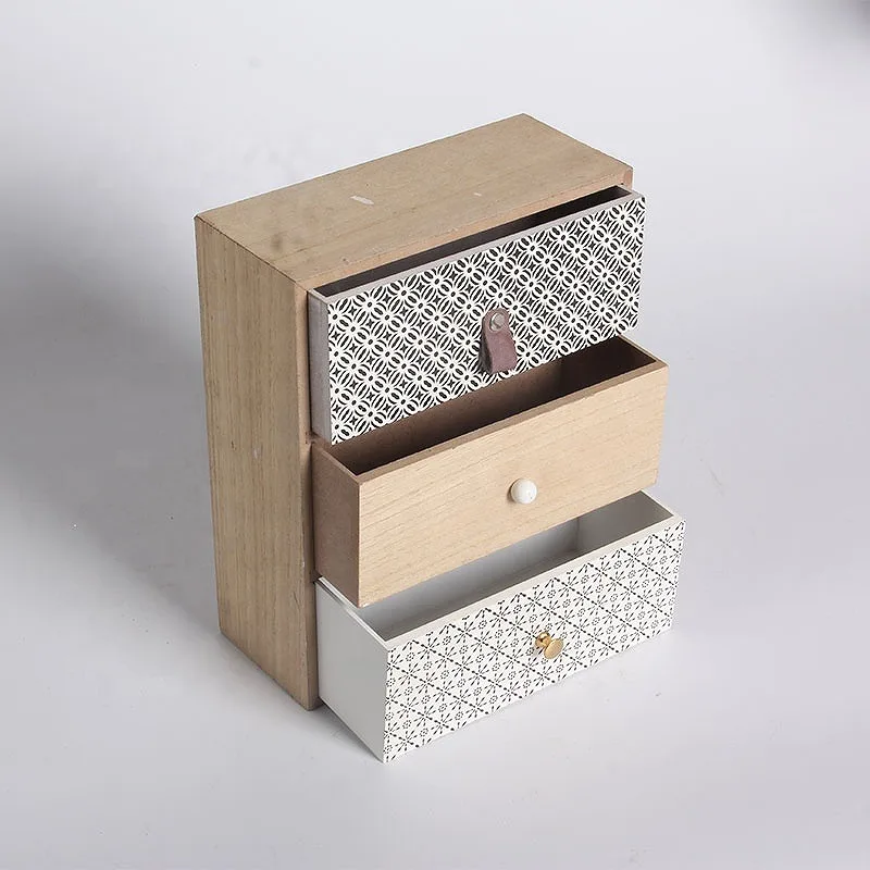 wholesale pine plywood crate wood packaging gift boxes drawer