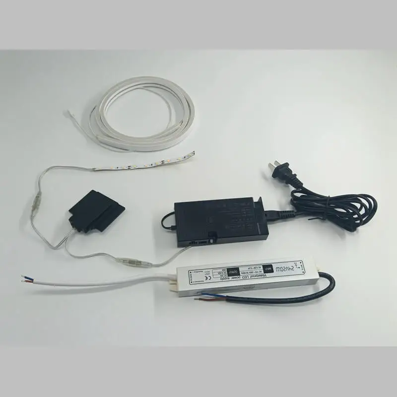 12V Mirror Switch LED Light Mirror Touch Sensor Display Touch Button Switch Bathroom Cabinet LED Mirror Touch Sensor Switch