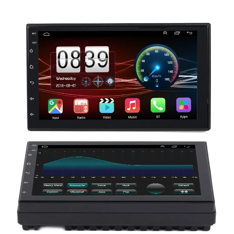 7'' 2 DIN Car Radio Android 10 GPS Navi Car Screen for Apple Carplay & Android Auto FM Autoradio Multimedia BT Mirror Link