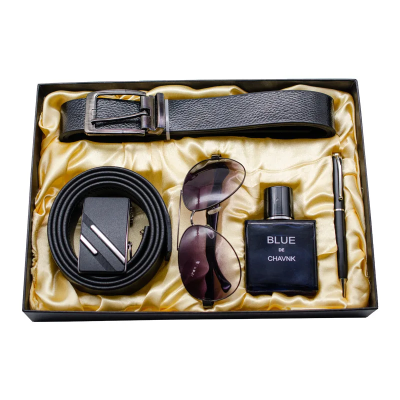 【Louis Quatorzex BiBiANG】ギフトセット★Perfume keyring Set 5pcs Luxury Watch| Perfume| Wallet |belt Sunglasses |cuff