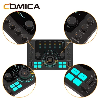 COMICA ADCaster C2 Audio Mixer Podcast Studio Professional detail image