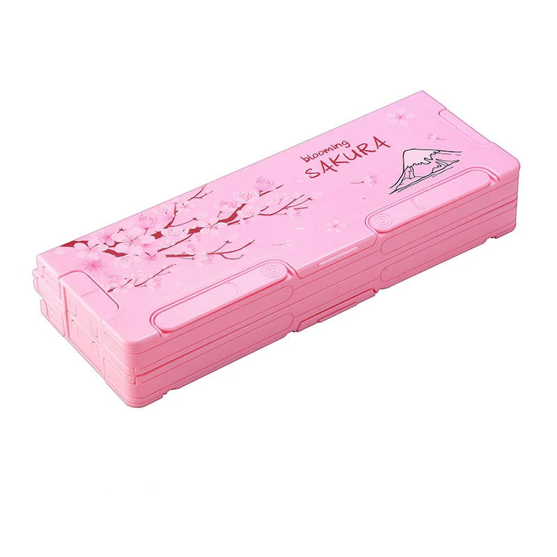 Creative Pencil Box Multi Functional With Book Stand Holder for Boys Girls School Stationery
