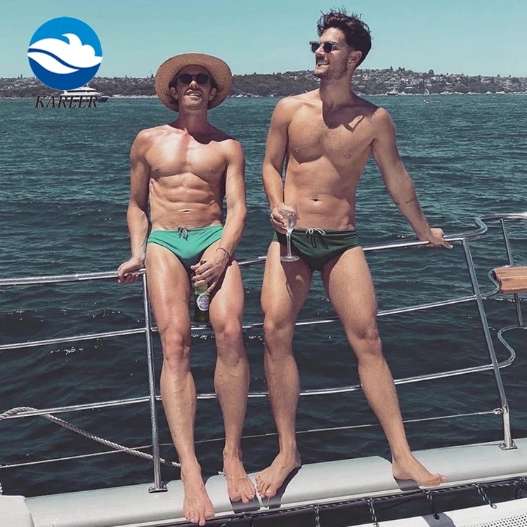 Custom Men Swim Briefs Swimwear Sublimation Print Solid Male Swimsuit Bikini Swim Speedos