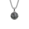 Basketball + stainless steel chain