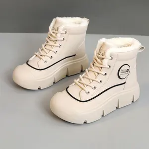 HY616 Women's Fashion Thick-Soled Breathable Snow Boots Classic Style Cotton Shoes for Winter