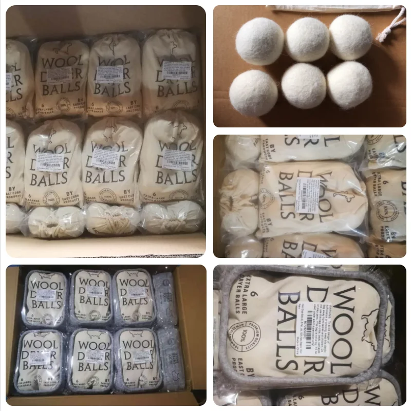 Xl 7cm Natural 100 Wool Vegan Custom Wool Dryer Balls Buy Dryer Ball