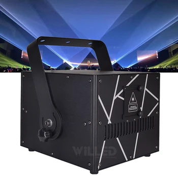 5W RGB Laser Projector Stage Animation Light  ILDA Small Beam Full Color 25kpps laser light