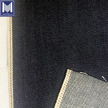 12oz Wave Points Jacquard Selvedge Denim Fabric Wholesale