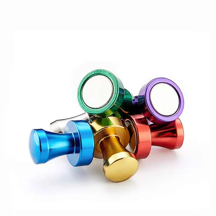 Balin Colored Refrigerator Office Magnetic Neodymium Push Pin Magnets Whiteboard with Strong Holding Force for Kitchen