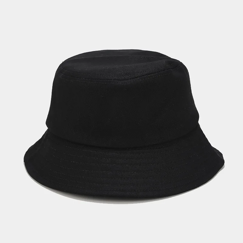 Designed custom Embroidery Logo foldable cotton Bucket Hats