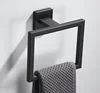 Black towel ring