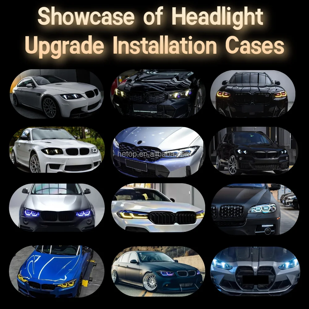F25 Modified Rally X3 Series F25 2010-2013 Modified DRL Upgrade Turn Signal Angel Eye ...