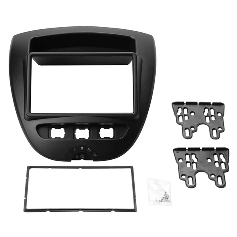 Double Din Car Radio Fascia Dvd Stereo Panel Dash Mounting Frame Facia ...