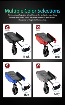 Porta cellulare moto con ricarica wireless Porta cellulare moto con ricarica wireless