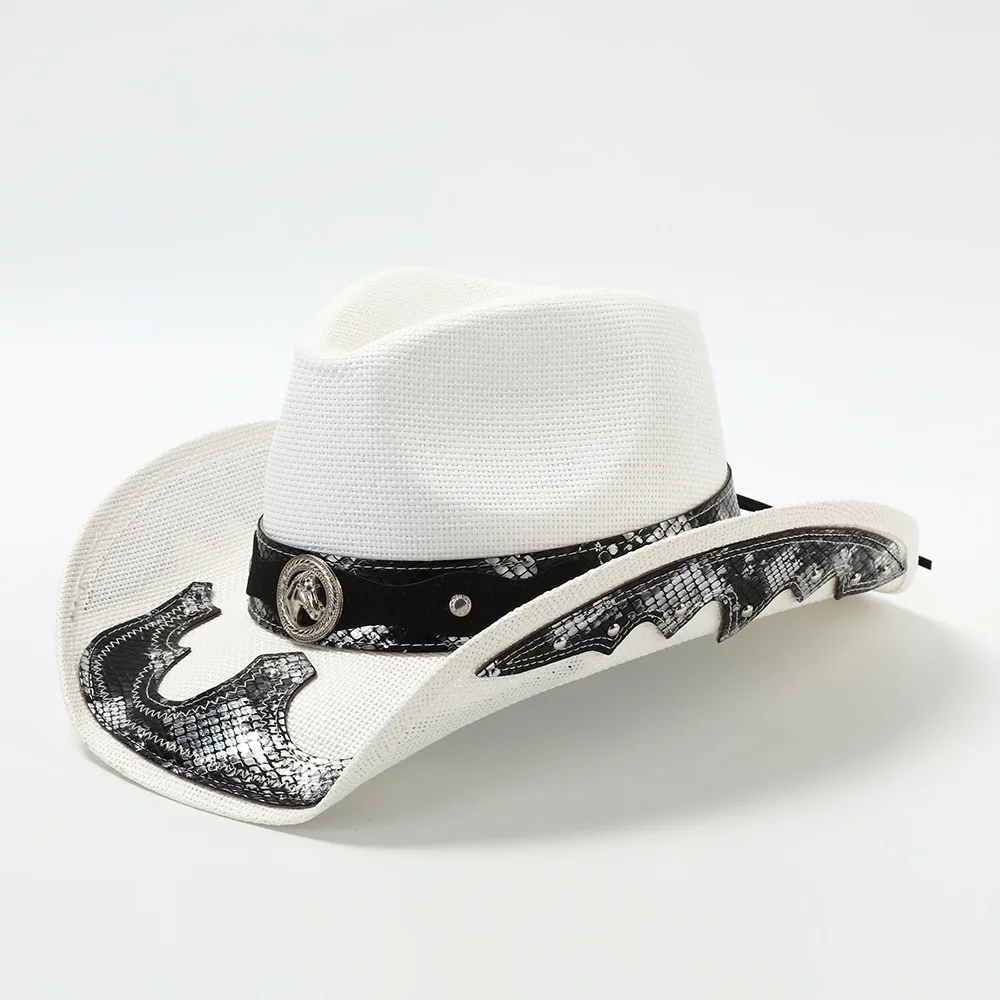 Wholesale Wide Brim Straw Cowboy Hat - Fashion & Function display picture 1