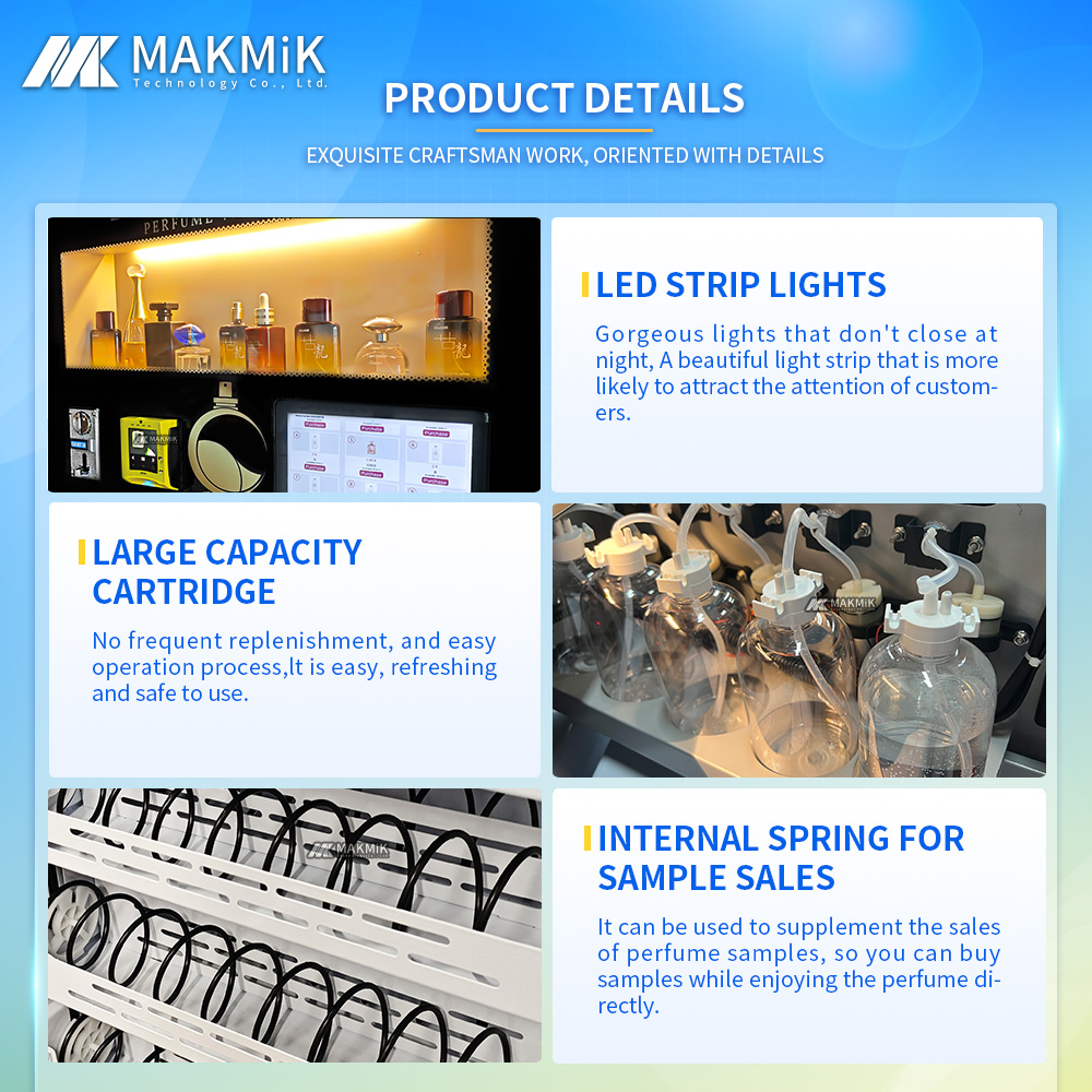 MAKMIK 2025新品香水自動販売機コンボドバイ香水スプレー自動