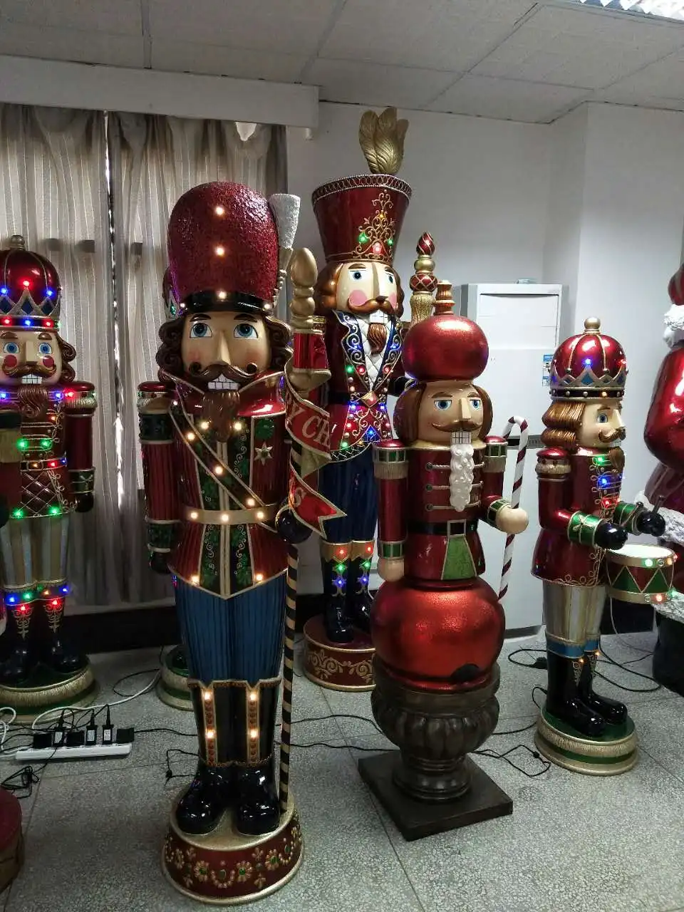 Large Giant Life Size Nutcracker Soldier 6ft Resin Crafts Christmas ...