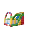 Château gonflable jaune 4x6m avec toboggan