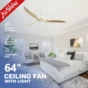 1stshine Ceiling Fan Modern Indoor Hot Sale Energy Saving Motor Lighting Big 64 Inches Ceiling Fans with Remote