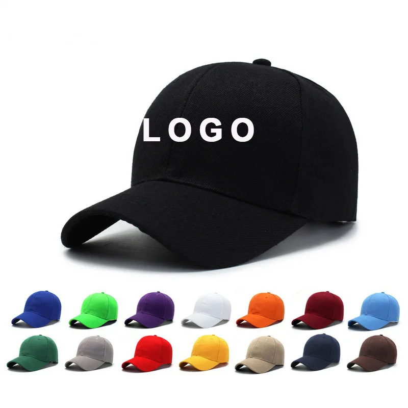 Wholesale Baseball Caps with Printed Logos, Outdoor Sun Shading and Sun protection Hats Advertising Hats