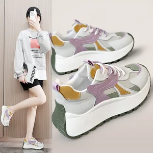 BN031 High Quality Platform Comfortable Ladies Sports Casual Tennis Shoes Women Sneakers