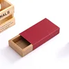9 Brown Kraft Paper Box With Red Corrugated Sleeve